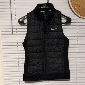 Nike Black Quilted Running Vest